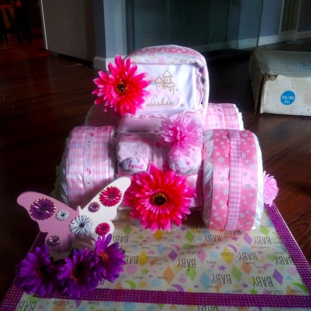 Custom Made Diaper Cakes